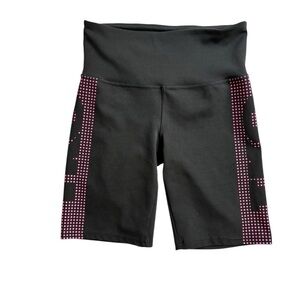 TKO Women's Black and Pink Bike Shorts Size XL 10 0507